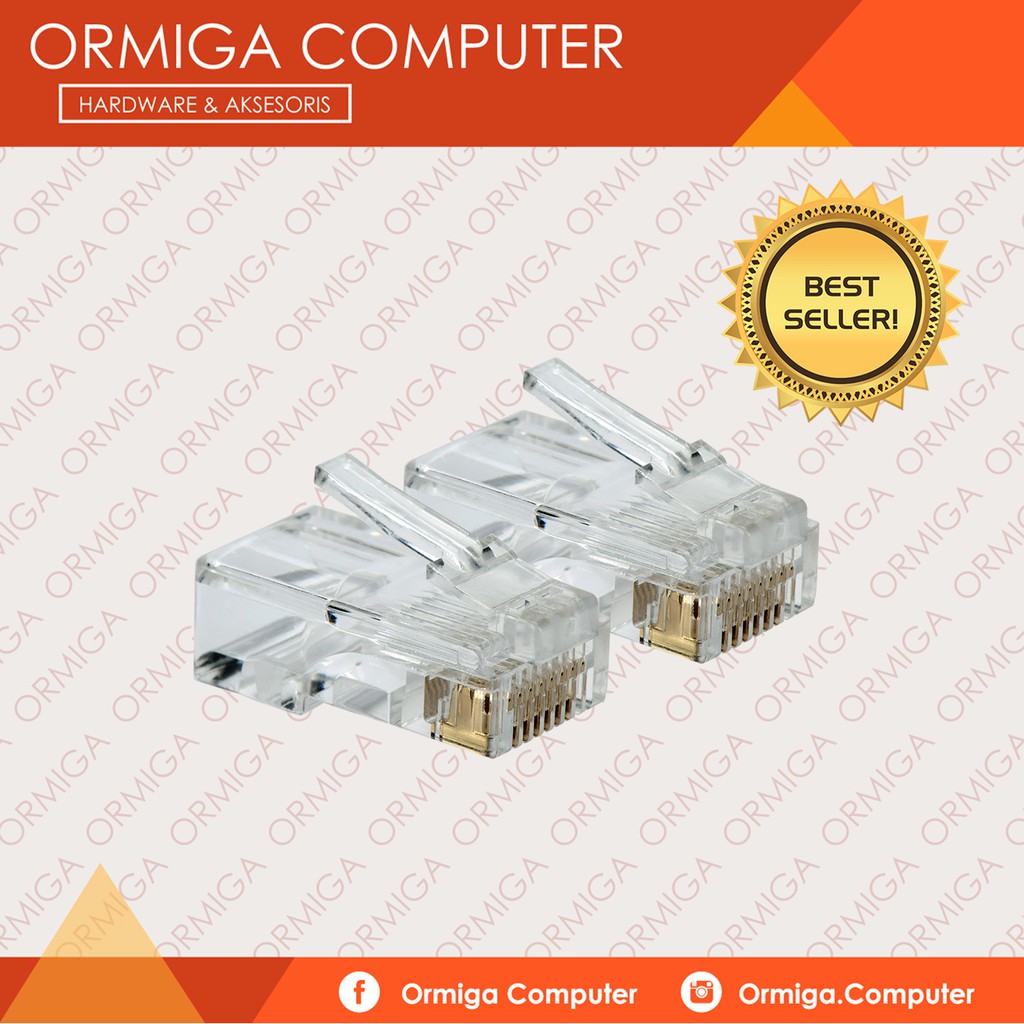 Konektor RJ45 Isi 100pcs