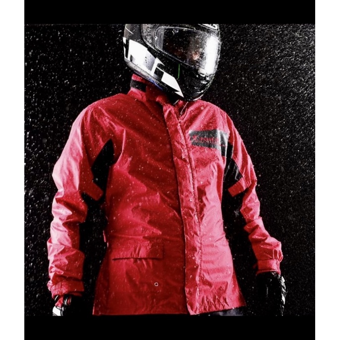 jas hujan rainbuster drymaster rs taichi original - XXL Red black (no minus)
