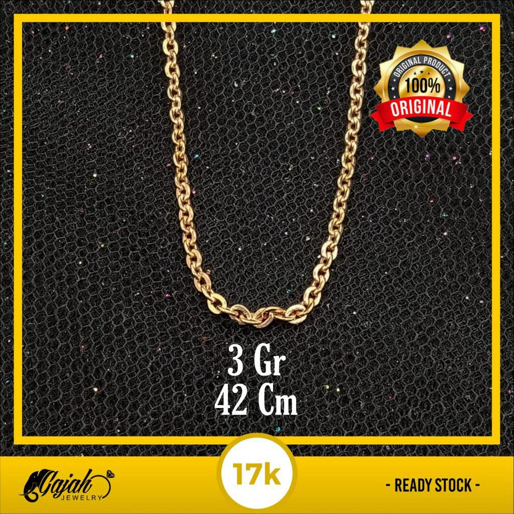 Kalung Emas 17K - 3 Gr Kadar 750 - 5014