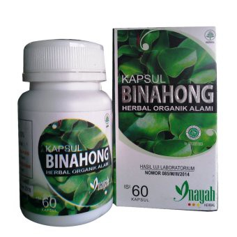 Kapsul Binahong Inayah Herbal Alami 60 Kapsul