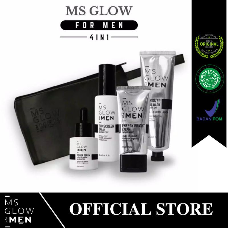 MS GLOW MEN COMPLETE PACKAGE - PAKET MSGLOWMEN - MSGLOW FOR MEN ...