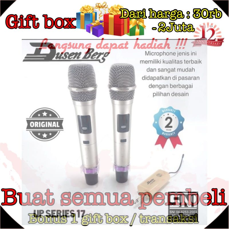 Mic wireless karaoke dusenberg up series 17 Dynamic professional