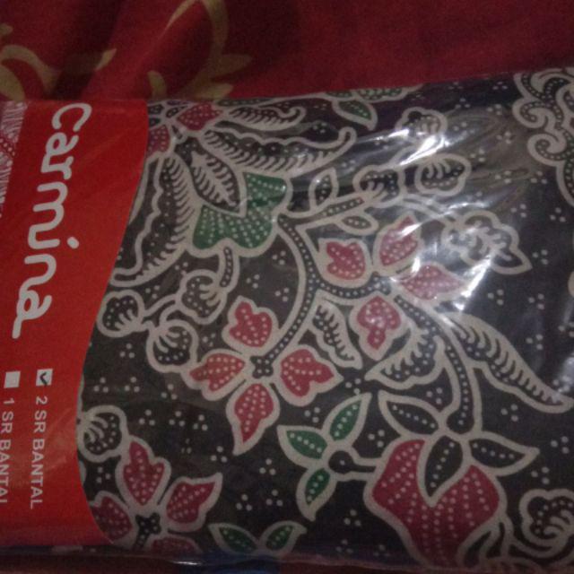 Set Sarung Bantal / Guling Merk Carmina - Halus Disperse Print - Sarban Isi 2 Batik
