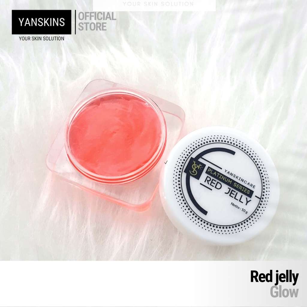RED JELLY GLOW ORIGINAL 100% JELLY EXTRA GLOWING AMAN  BY YANSKINCARE