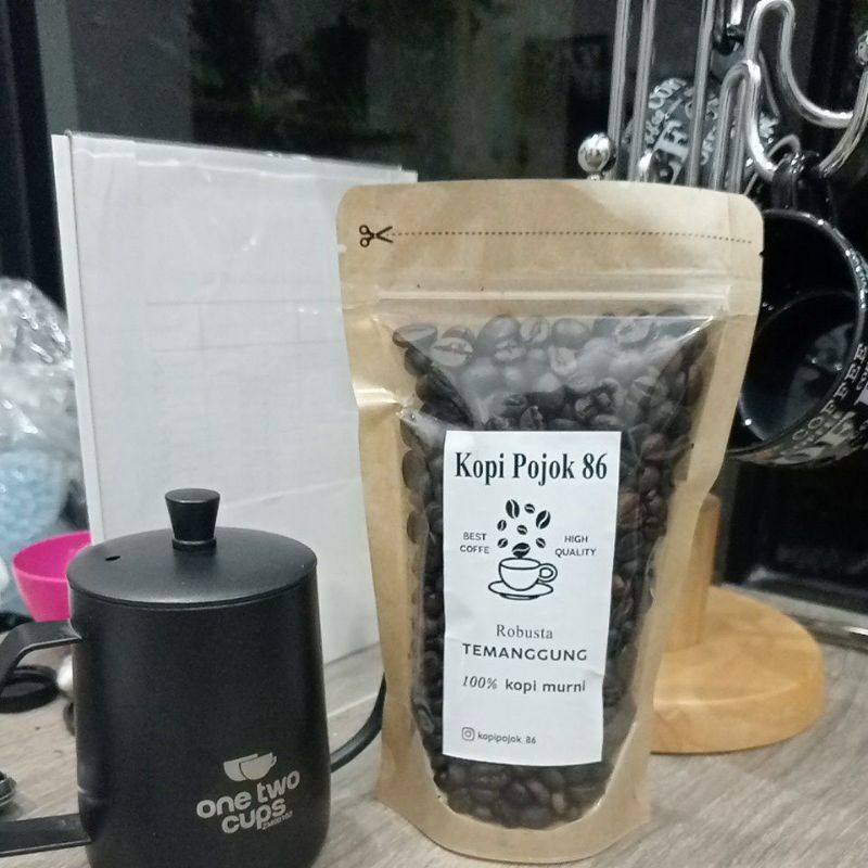 

kopi biji robusta asli Temanggung 150 gr