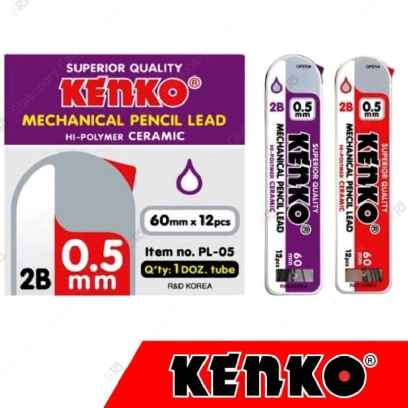

Refill Isi Pencil Pensil Mekanik 2B 0.5mm KENKO & JOYKO