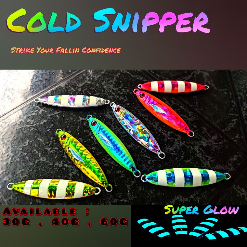 Metal Jig Cold Snipper Glow In The Dark Tosca