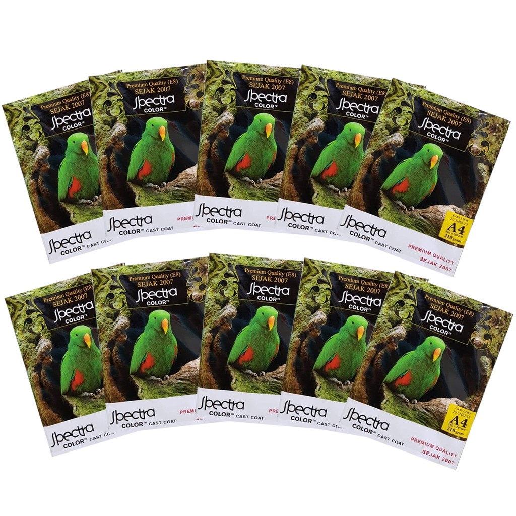 

Spectra Cast Coated Inkjet Paper Glossy A4 210 gsm-10 pack