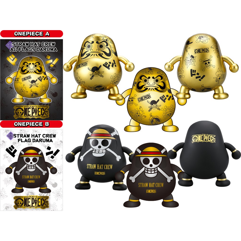 Figure Daruma Club One Piece Straw Hat Crew Flag Daruma All Flags