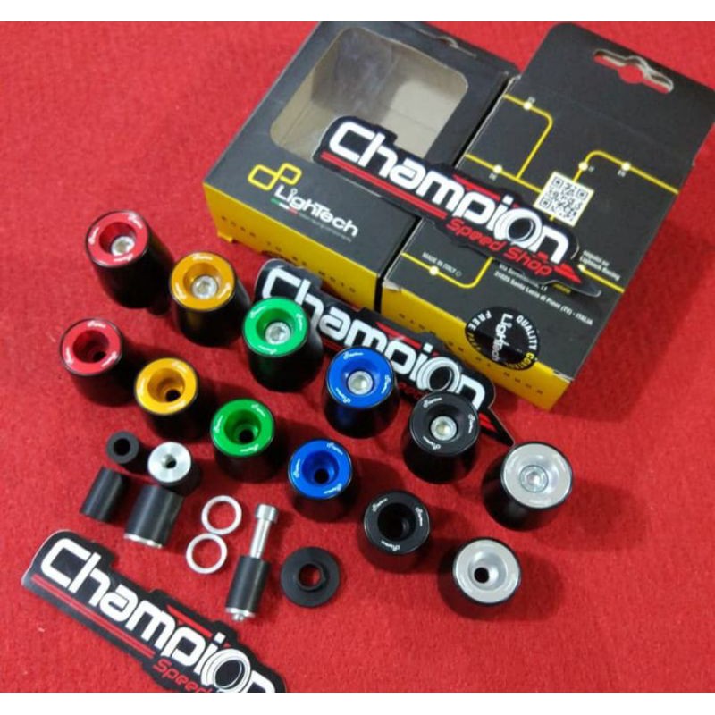 Bar End Jalu Bandul Stang Two Tone Lightech Original Italy PCX 150 Lokal Vario 125 / 150 ADV 150