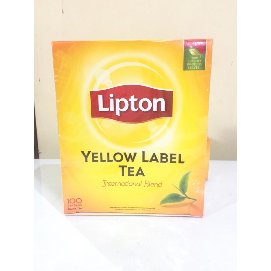 

Lipton Yellow Tea Label 100 Unenvelope - tth415