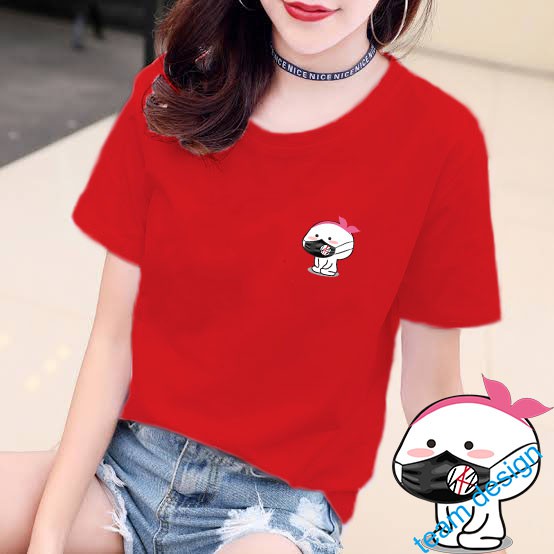 YOURSTYLE1119 - KAOS PENTOL KARAKTER BAJU KAOS WANITA DISTRO UNISEX OVERSIZE PRIA JUMBO CASUAL