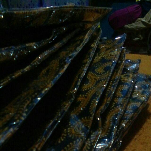 Kemeja Batik Lengan Pendek Motif Kenongo M L Xl Xxl