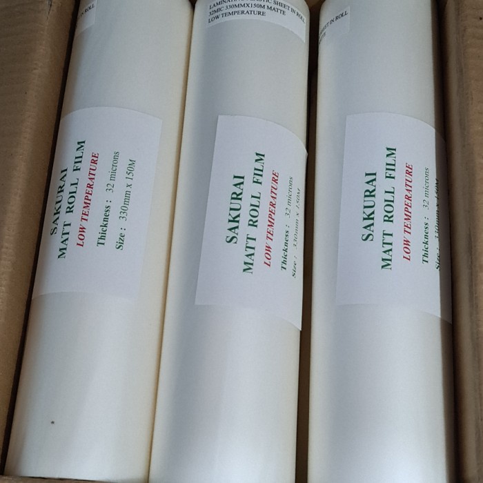 

PLASTIK LAMINATING ROLL SAKURAI DOFF 330 MM X 150M