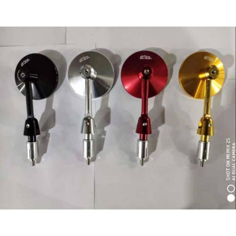 Spion jalu bulat Bar end Kaca Cembung motor beat scoopy nmax aerox xmax pcx vario vixion Vespa mio-3