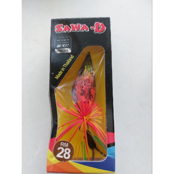 jump frog sawa d model curut asli thailand 5 cm 7 gr umpan casting lure gabus toman asli thailand