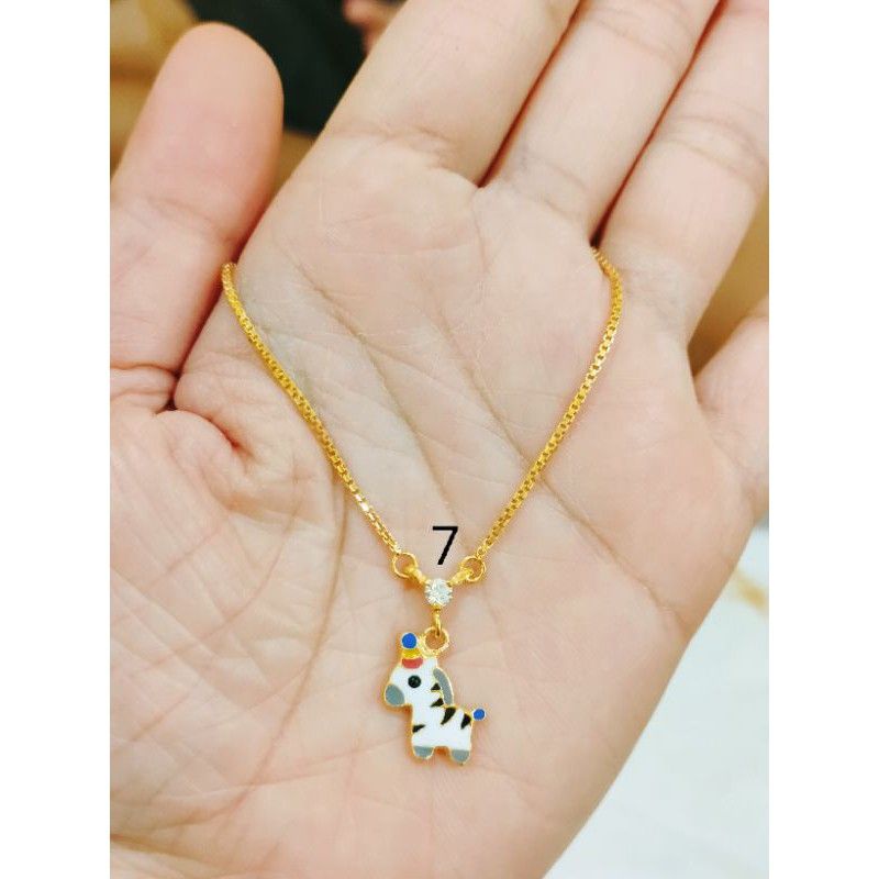 KAlUNG ANAK BONEKA CAT LOL PERAK 925 LAPIS MAS KUNING 24K