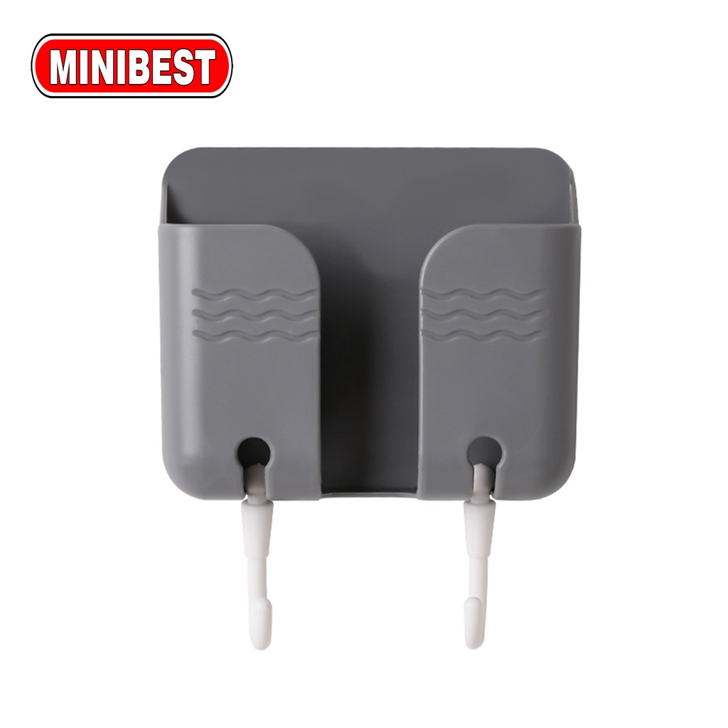 [MB] Holder Tempel Dinding Tempat Charger Hp, Remote / Rak Gantung Multifungsi