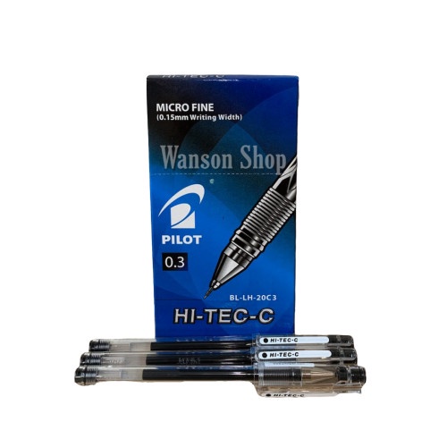 TERBARU PEN HI TEC PILOT 0,3 HITAM