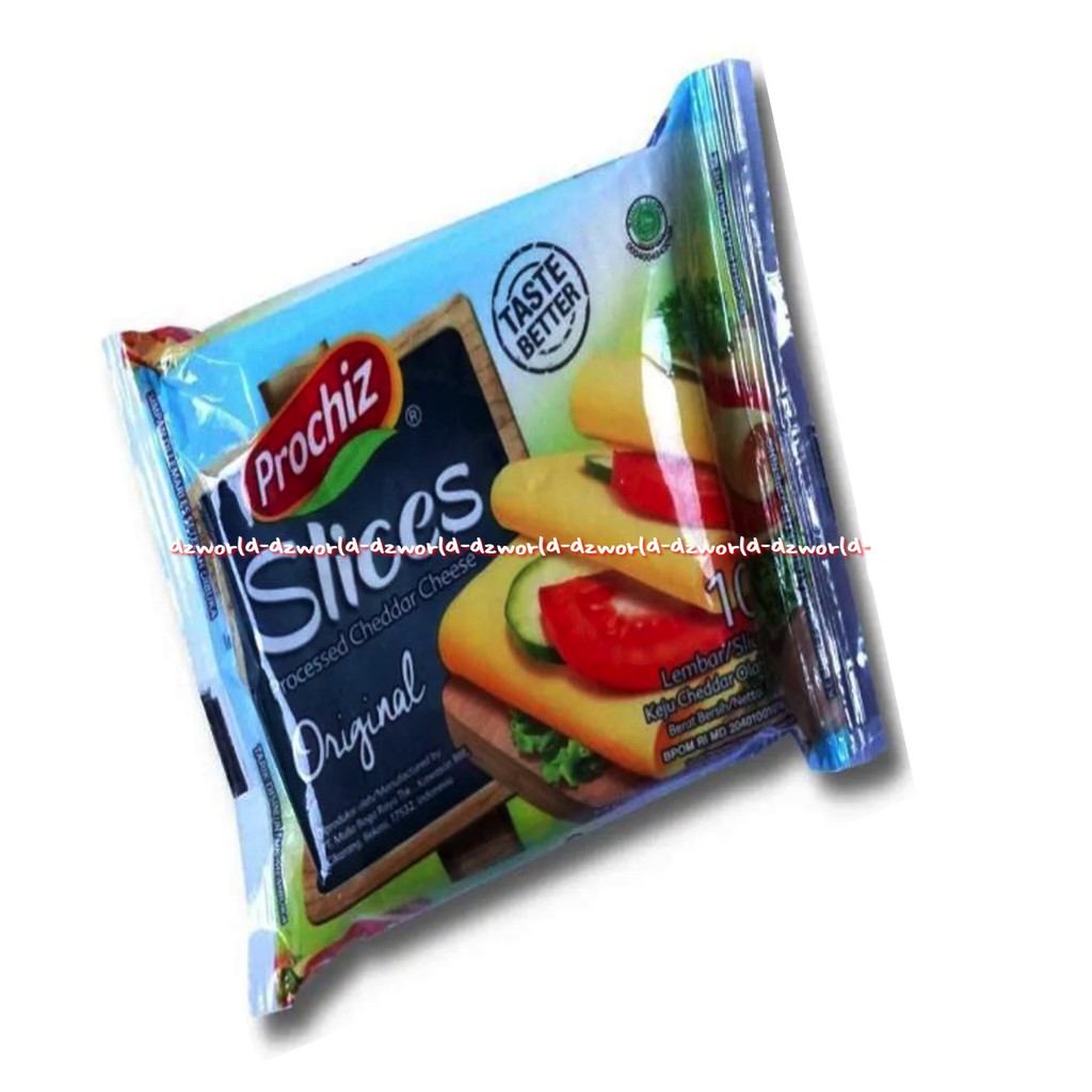 Prochiz Slice Original Cheddar Cheese 10pcs Keju lembaran