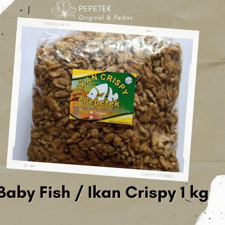 

Produk trendy--Ikan Crispy Pepetek 1 kg Di Goreng Dadakan