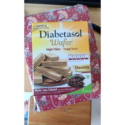 

Diabetasol Wafer DIET 1X50gr - coklat