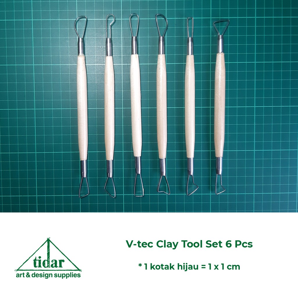 

[MR] V-Tec Clay Tool Set E26/6 - Pottery Sculpting Tool - Butsir