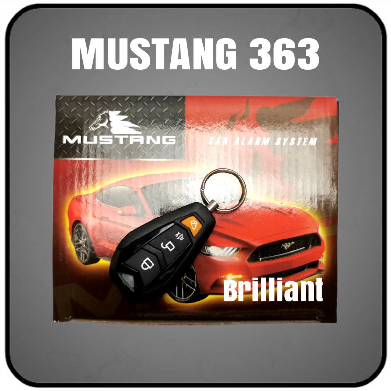 Alarm Mobil Universal - MUSTANG - Type Remote dan Kunci