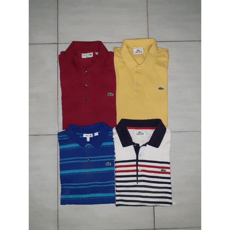 Borongan Poloshirt Lacoste Second Original