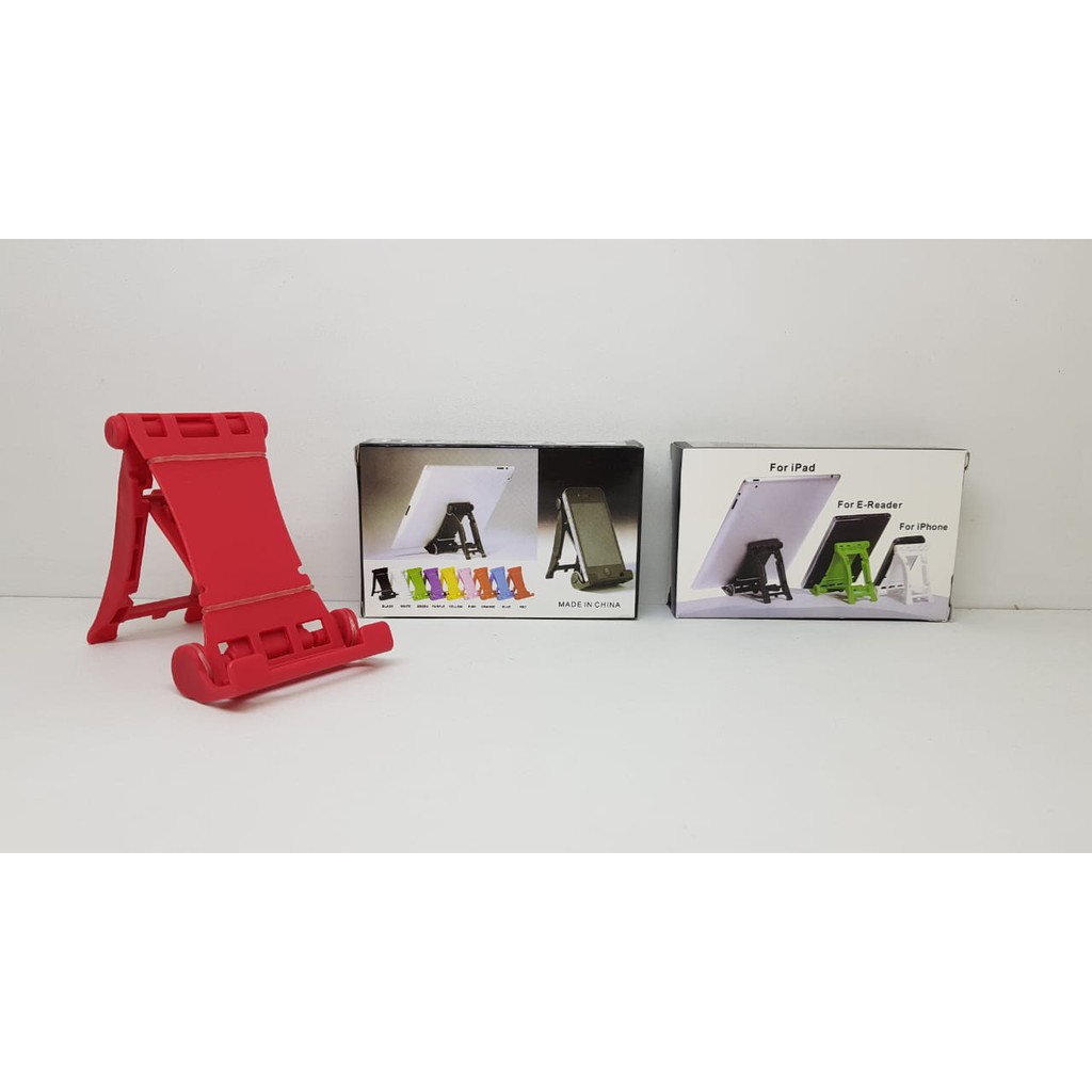 Multi Stand KURSI Dudukan Hp Universal BI-2030 Bench Holder Colorful Holder Lipat For Smartphone