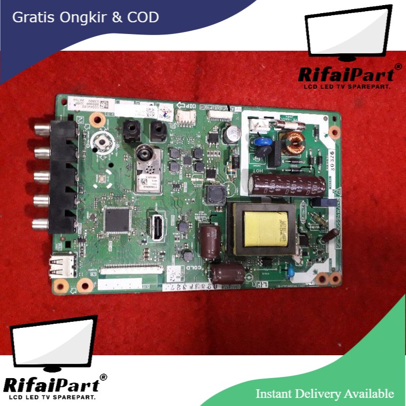 MESIN TV LED SHARP LC-24LE175I - MAINBOARD MB SHARP LC-24LE175I - MOTHERBOARD SHARP LC-24LE1751