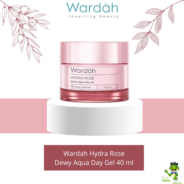 ❣️Rakkistore99❣️Wardah Hydra Rose Dewy Aqua Day Gel 40g (100% Original)