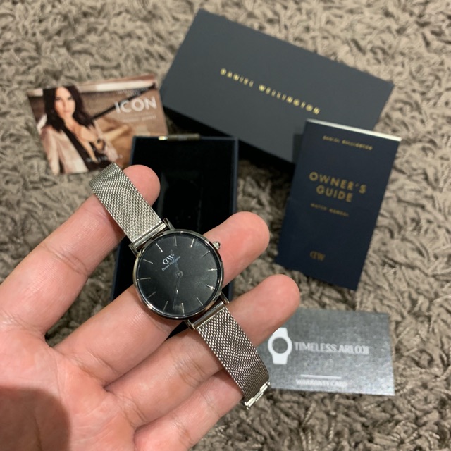 DW classic petite sterling black