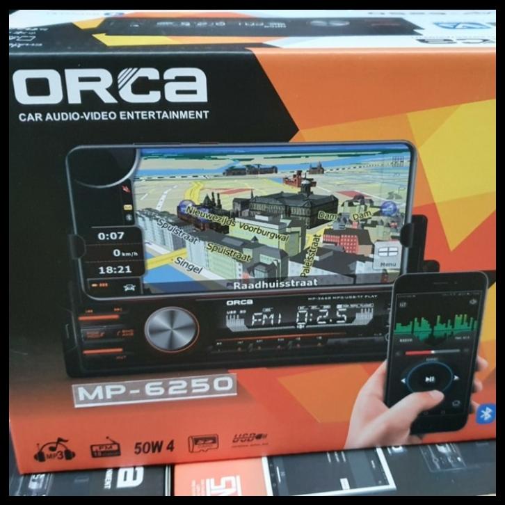 Tape Mobil Single Din Orca Bluetooth