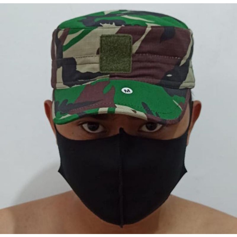 TOPI PET PDL SRITEX LORENG MALVINAS TNI-TOPI DINAS MILITER