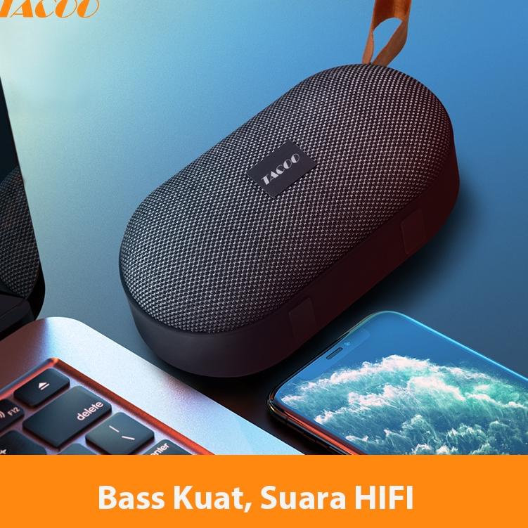 Harga Spesial.. TACOO Speaker Bluetooth T7 Mini Protable Speaker Super Stereo Bass Built in High-Sen