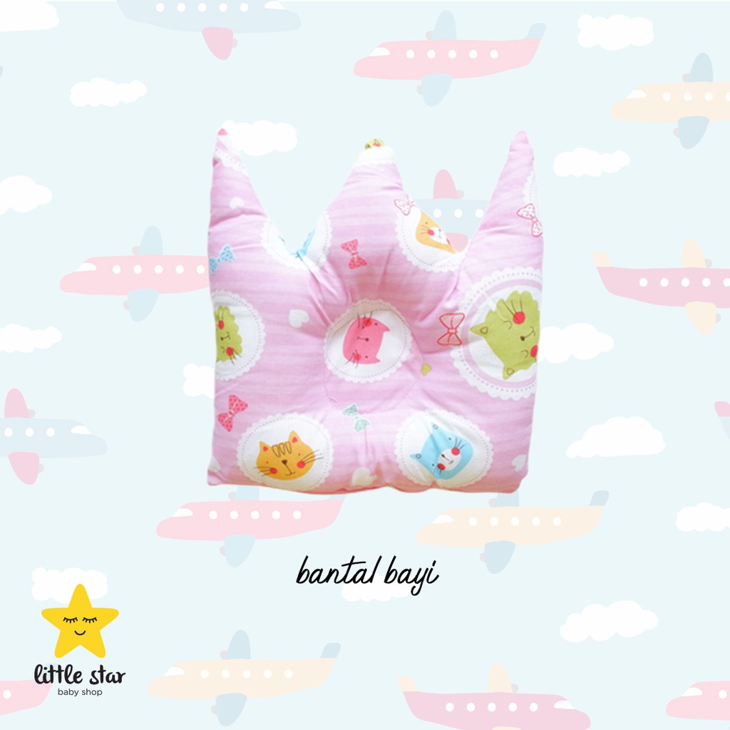 Bantal Peyang Bayi Crown Cloud