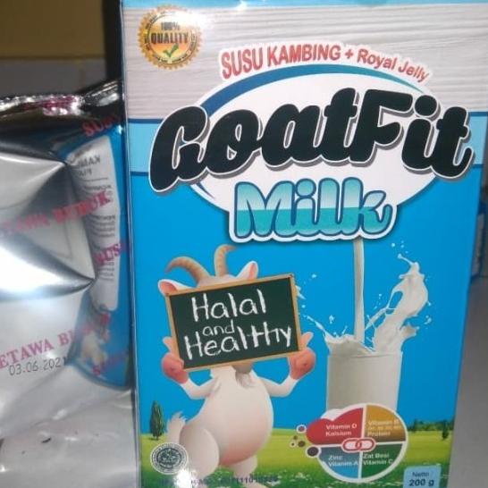 

➩ Susu Kambing Goatfit Plus Royal Jelly Goatfit Milk Original 200 gram ♖