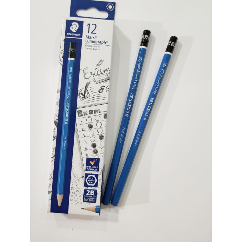 

✴ Pensil Staedtler 2B Mars Lumograph (LUSIN) ♕