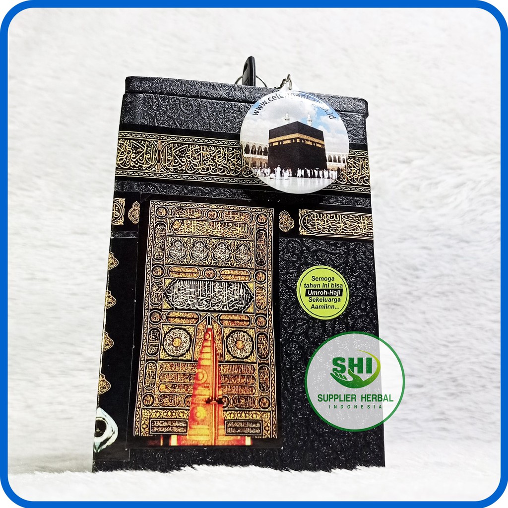 CELENGAN KA'BAH Kabah kakbah SEDANG Miniatur Kado Ulangtahun Souvenir Haji Umroh Unik sedekah subuh-3