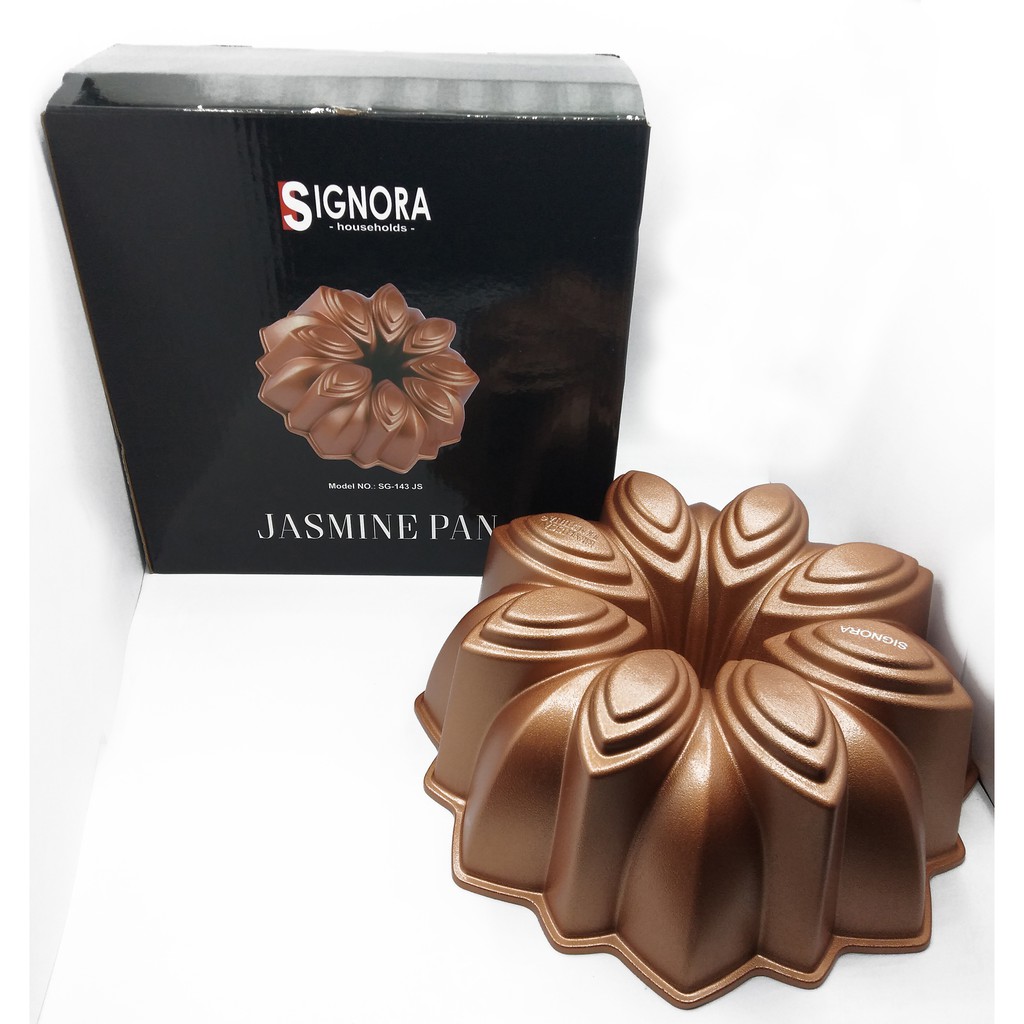 Loyang Signora Jasmine Pan Rose Gold - Loyang Cetakan Kue , Cake &amp; Bolu