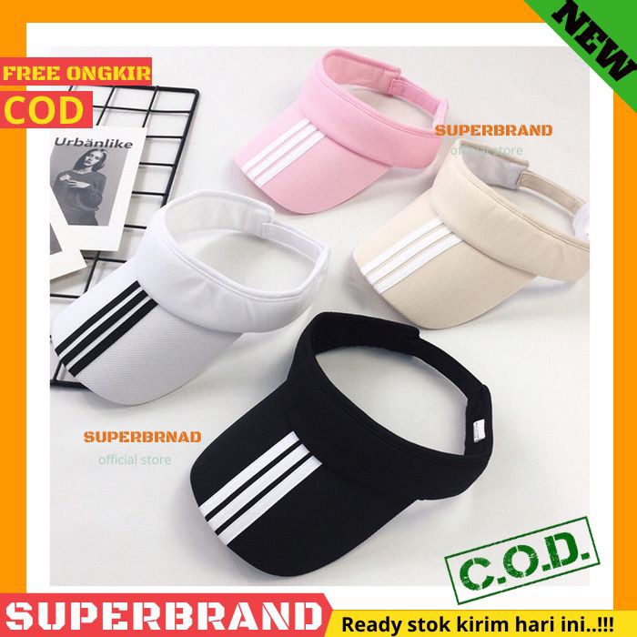 Topi Olahraga import Atas Bolong Topi Lari Import Murah Kekinian Pria Wanita Remaja SM229