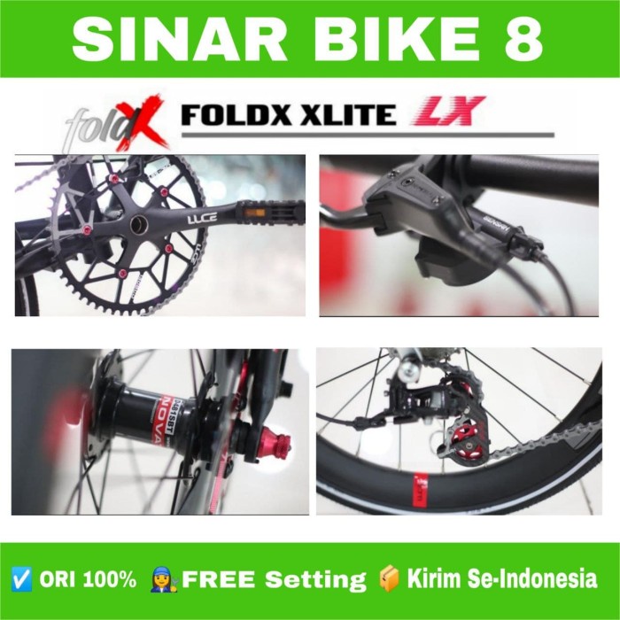 Sepeda Lipat Ukuran 20 Inch ELEMENT FOLDX XLITE LX Folding Bike FOLD X