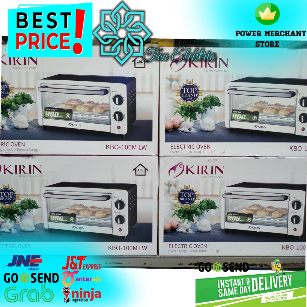 KIRIN KBO-100M LW Oven Toaster 10 Liter Low Watt