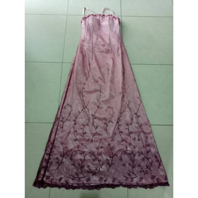 Preloved dress pesta pink