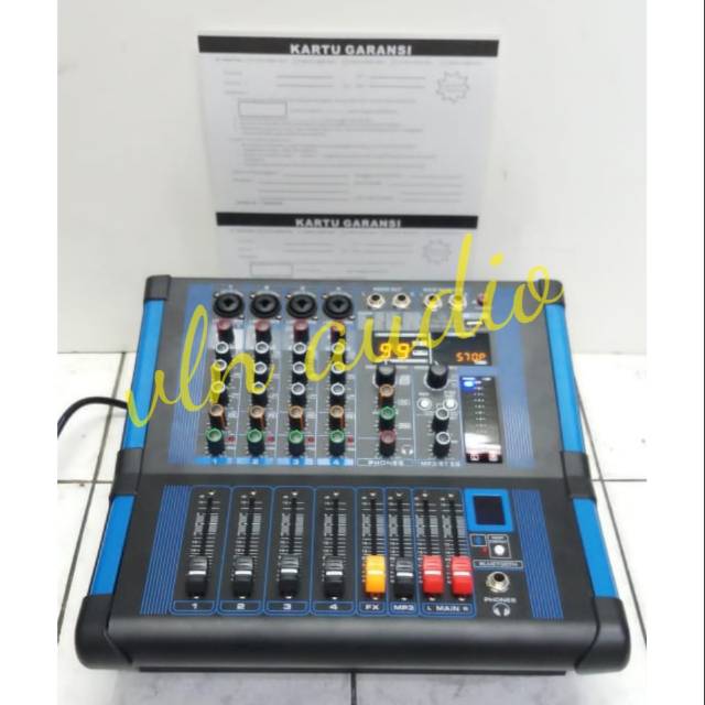 Power mixer CRIMSON 4 ch USB , BLUETOOTH . ORIGINAL