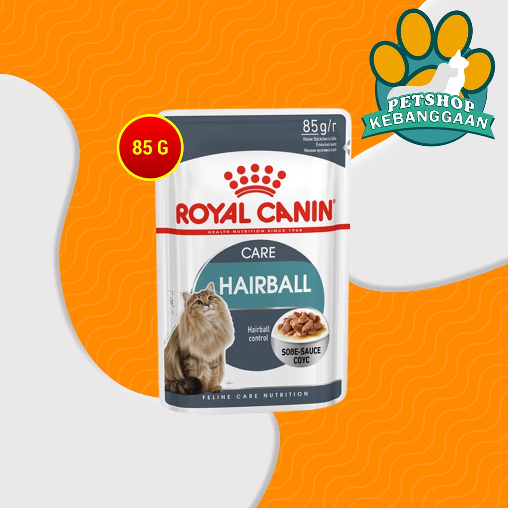 Royal Canin hairball Care Cat Food Wet Food Makanan Basah Kucing 85 Gr