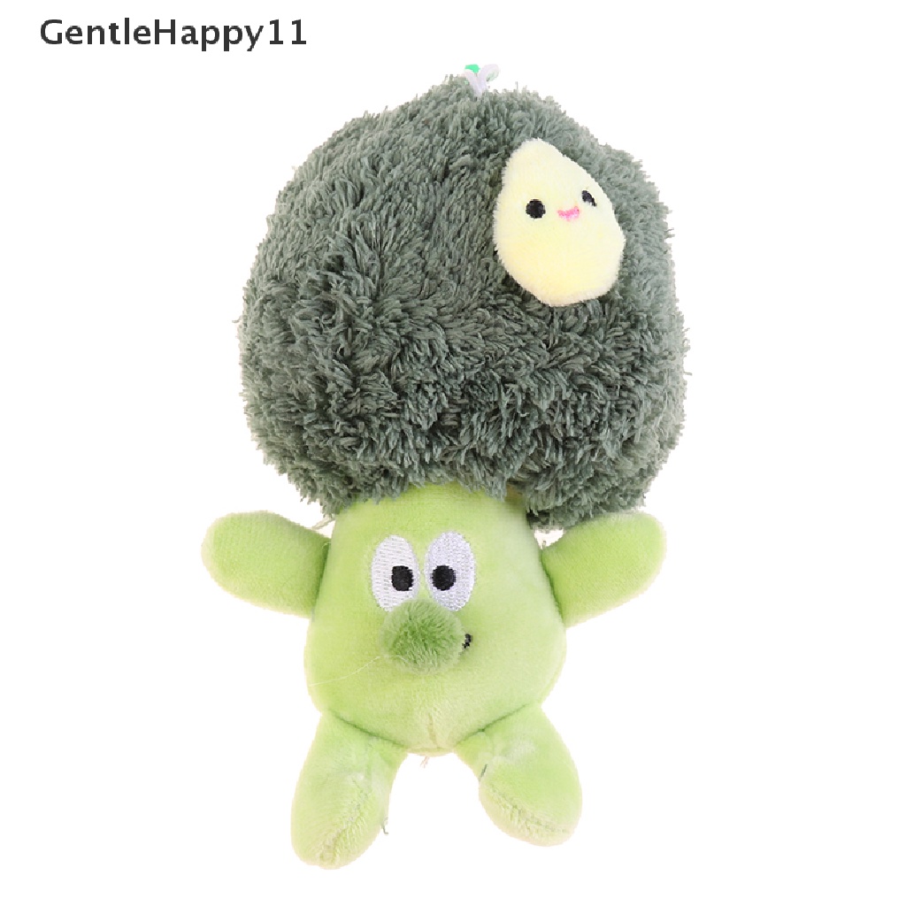 Gentlehappy Gantungan Kunci Boneka Plush Bentuk Sayuran Brokoli Untuk Aksesoris Tas / Hadiah Anak