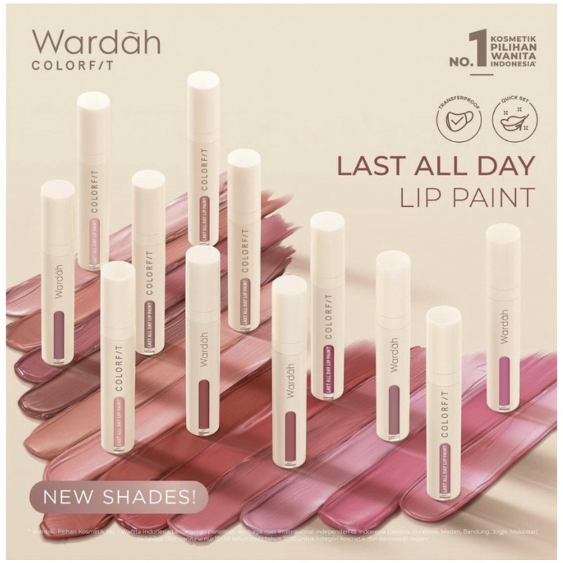 Wardah COLORFIT LAST ALL DAY LIP PAINT