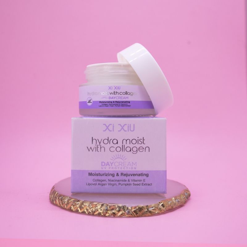 XI XIU HYDRA MOIST WITH COLLAGEN DAY CREAM &amp; NIGHT CREAM /BPOM